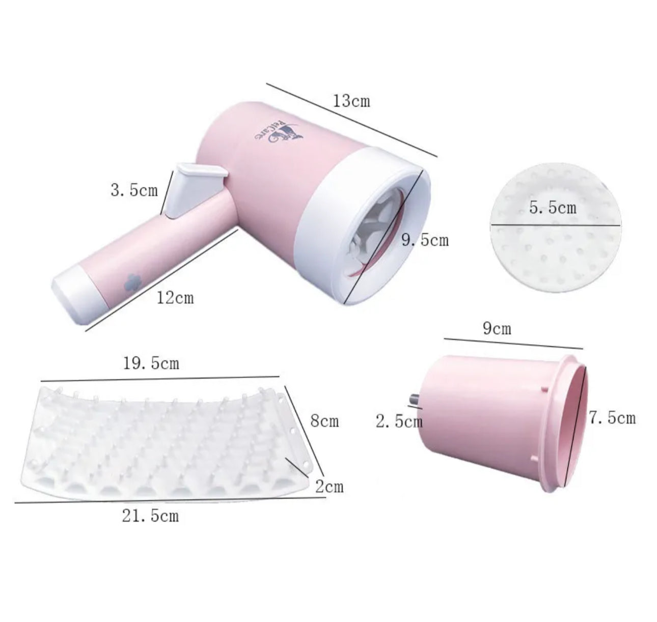 Paw cleaning cup